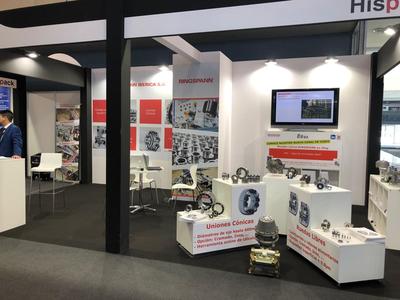 The most important Food & packaging event in Spain placed in Barcelona where Ringspann showed the hole range of pneumatic brake calipers, freewheels and cone clamping elements.