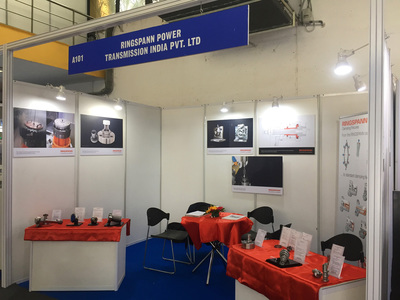 Our booth (Hall A, stand A101) at Machine Tool Expo in Pune